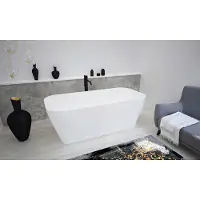 Ideavit Delia Vrijstaand Bad 170x80cm - Acryl - Mat Wit - Baden, Vrijstaande Baden