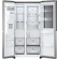 LG GSXV91PZAE - Amerikaanse koelkast - 635 l - Zwart