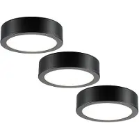 Sylvania - Keukenspot LED - Set Van 3 - 270 Lm - IP20 - Zwart 3 X 270 Lumen - Zwart - Armaturen