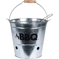 ECD-Germany Barbecue Emmer Diameter Bovenkant 265 mm Zink