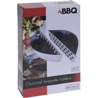 BBQ Barbecue Houtskool Brikkettenhouder 2 stuks