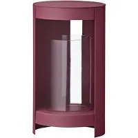 AYTM lantaarn Ora, donkerrood, hoogte 28,2 cm, glas, aluminium Ora, rood, Aluminium, Design