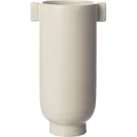 ERNST vaas met oren 21 cm Wit zand