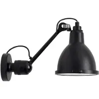 DCW éditions Lampe Gras N304 XL Outdoor Seaside Wandlamp Black, Zwart (h) 30,4 X (Ø) 14,3 Cm