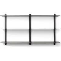 Gejst Nivo Wandplank Large D Zwart / Zwart - Wandplanken As Black - 20132