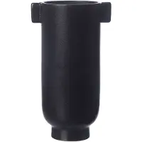 ERNST vaas met oren 21 cm Zwart