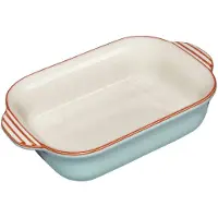 Denby Heritage Pavilion ovenschaal Blauw-beige, small, rechthoekig