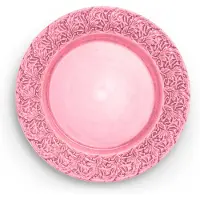 Mateus Lace bord, 25 cm Roze