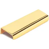Beslag Design Lip Handvat Cc 80 Mm Gepolijst - Knoppen en deurgrepen Messing Brass - 343456-11