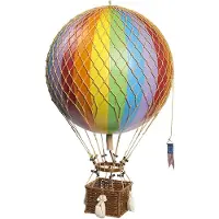 Authentic Models Royal Aero Luchtballon 32x56 Cm - Decoratieve accessoires Papier Rainbow - AP163E