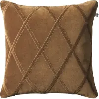 Chhatwal & Jonsson Orissa Kussenhoes 50x50 Cm - Decoratieve kussens & hoezen Fluweel Cognac - CC740182-16V