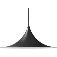 Gubi Semi Ø90 hanglamp Black semi matt