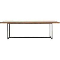 House Doctor Kant eettafel hout metaal