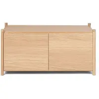 Gejst Sceene bookcase G Licht eikenhout