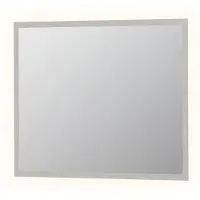 Ink SP7 Spiegel 100x80cm Indirecte LED Rondom Met Gematteerde Rand - Glas - Rechthoekig - Spiegels, Badkamerspiegels - 8718835117009