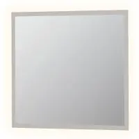 Ink SP7 Spiegel 90x80cm Indirecte LED Rondom Met Gematteerde Rand - Glas - Rechthoekig - Spiegels, Badkamerspiegels - 8718835116996