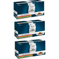 Gourmet 3x Perle - Mini Filets in Saus - Kattenvoer - 60x85g