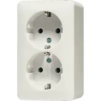 JUNG AP600 Wandcontactdoos (WCD schakelmateriaal) (Europese Stekkerdoos) - 6020A