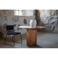 Venture Home Bianca eetkamertafel Ø110cm eik fineer.