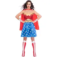 Liragram Wonder Woman W.b. Costume Veelkleurig XL Kinderen