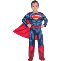 Sans marque Amscan Superman pak kind - Verkleedpak voor 3-4 jaar - Maat 104