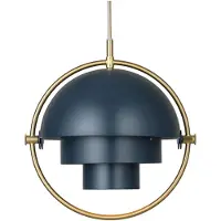 Gubi Hanglampe , Multi-Lite, dimbare, Blauw, Woonkamer, Metaal, Designer