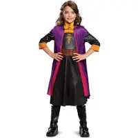 Disney Frozen DISNEY - FROZEN 2, Anna Op reis Classic , Maat XS (3T-4T jaar), Meisjes