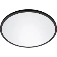 Wiz Slimme plafonnière SuperSlim Ø 55cm - zwart