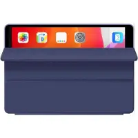 HEM Siliconen iPad Hoes geschikt voor iPad 10.2 (2019 / 2020 / 2021) - Donkerblauw - 10,2 inch - Autowake Cover - iPad 2019 / 2020 / 2021 hoes - iPad 7 / 8 / 9 Hoes - 7e / 8e / 9e generatie hoes