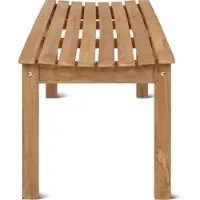Teakea - Slater Teak Tennisbank 180x46x45 cm - Massief Teakhout - Robuuste Buitenbank voor Tuin of Club