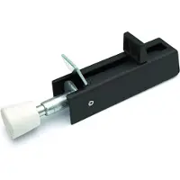 Dulimex Deurvastzetter Voetstift 122x30mm Zwart - 0533.122.3054