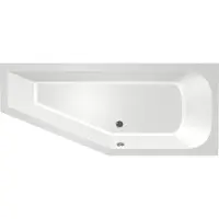 Beterbad Hoekbad Xenz Lagoon Compact 170x75x45 cm Rechts Wit
