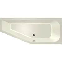 Beterbad Hoekbad Xenz Lagoon Compact 170x75x45 cm Rechts Pergamon
