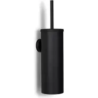 BLUE LABEL Vida Toiletborstelhouder Wand - Mat Zwart - Messing - Accessoires, Toilet accessoires, Toiletborstelhouders - 8711802073865