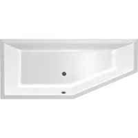 Xenz Society Compact Ligbad 180x80x44cm Links Wit