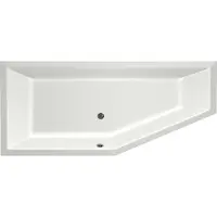 Xenz Ligbad beterbad society compact links 180x80x44 cm gebroken wit