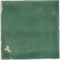 By Goof Tegel 13 x 13 cm - Oud Groen - Keramiek - Vierkant - 30 stuks - 0,5 m2 - Vintage - Wandtegels - Tegels - JB10720-14