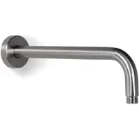 BLUE LABEL Brondby Douchearm 30cm - Geborsteld Nikkel PVD - Wandkraan - Messing - Kranen, Douchekranen, Hoofddouche Houders - 8711802074244 - Kranen, Douchekranen, Hoofddouche houders