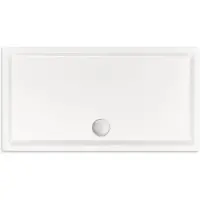 Xenz Mariana Plus rechthoekige douchebak acryl 90x75cm wit glans