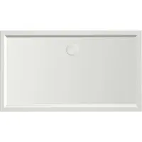 Xenz Mariana Plus rechthoekige douchebak acryl 90x75cm wit mat