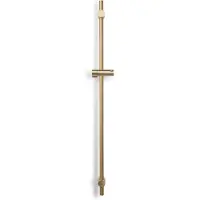 BLUE LABEL Brondby Glijstang 90cm - Geborsteld Goud PVD - Messing - Kranen, Douchekranen, Douchestangen - 8711802074633 - Kranen, Douchekranen, Douchestangen