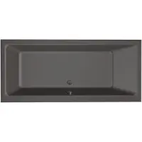 Xenz Kristal ligbad acryl 180x80x45cm antraciet