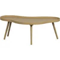 Woood Mae Bijzettafel - Grenen/MDF - Alpaca - 35x100x58