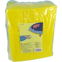 123schoon Multy Sopdoeken 38 x 40 cm geel - 50 stuks