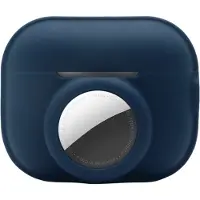 Telestore 2 in 1 AirPods Pro 2 en Airtag Case - Beschermhoes - AirPods Pro 2 Cover - AirPods pro 2 AirTag Hoesje - Geschikt voor Apple Airpods Pro 2 - Blauw