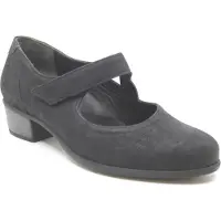 Durea 5679 wijdte K Bandschoenen | Maat 7.5 Dames Zwart