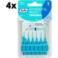 Tepe Ragers Blauw 0,6mm - 4 x 6 stuks - Voordeelverpakking