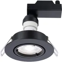 Sylvania - Inbouwspot LED - GU10 - 345 Lm - IP20 - Zwart - Armaturen