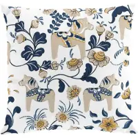 Arvidssons textil Leksand kussenhoes Geel-oranje