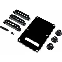 Fender Stratocaster Accessoirekit - Zwart Componentenpakket